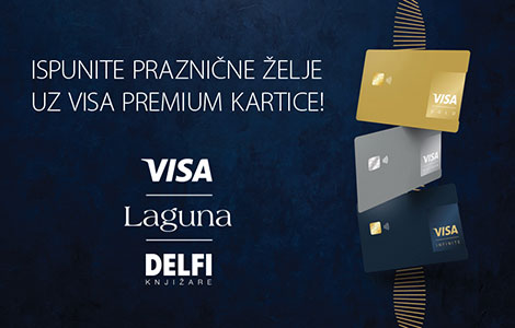 ispunite svoje praznične želje uz visa premium kartice laguna knjige