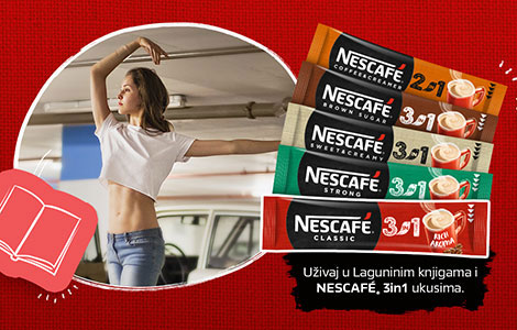 uživanje uz dobru knjigu i nescafé laguna knjige