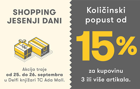 šoping vikend u delfi knjižari u tc ada mall laguna knjige