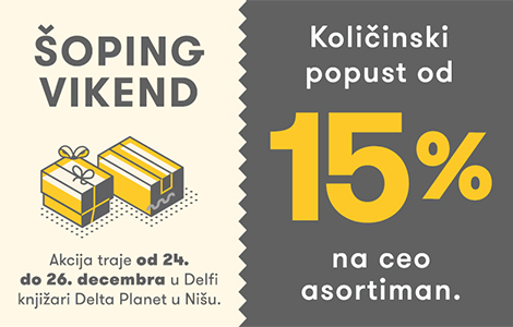 šoping vikend u delfi knjižari u tc delta planet u nišu laguna knjige