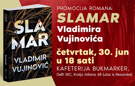 promocija sjajnog trilera slamar 30 juna u skc u laguna knjige