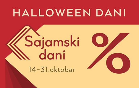 halloween dani u svim laguninim i delfi knjižarama u završnici sajamskih dana laguna knjige