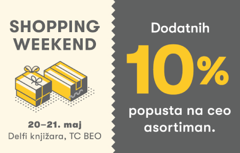 izvrstan popust u knjižari delfi tokom shopping weekenda u beo shopping centru laguna knjige