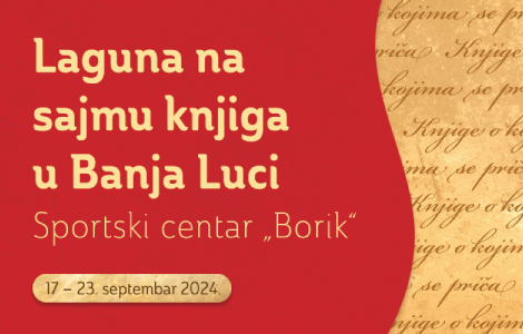 laguna na sajmu knjige u banjaluci od 17 do 23 septembra laguna knjige