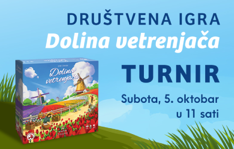 turnir dolina vetrenjača u dice areni 5 oktobra od 11 00 laguna knjige