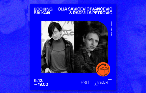 pesnikinje olja savičević ivančević i radmila petrović gošće kulturnog centra grad u programu booking balkan  laguna knjige