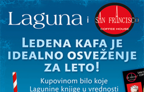 ledena kafa je idealno osveženje za leto laguna knjige