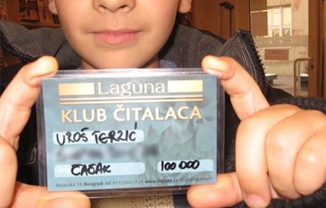 100 000 ti član laguninog kluba čitalaca laguna knjige